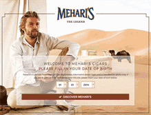 Tablet Screenshot of mehariscigars.com